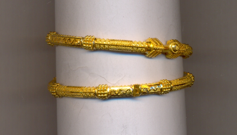 GOLD BANGLE PLAIN FANCY