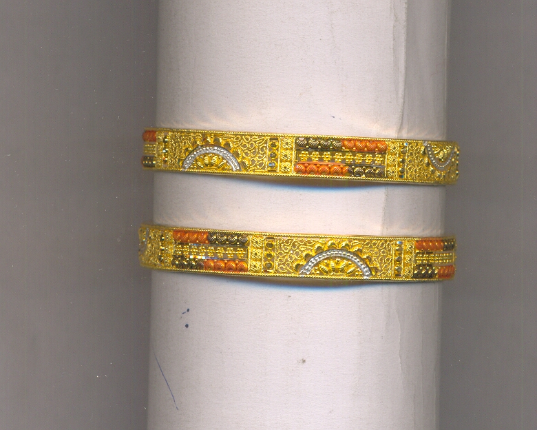 GOLD BANGLE PLAIN FANCY