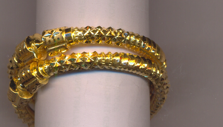 GOLD BANGLE PLAIN FANCY