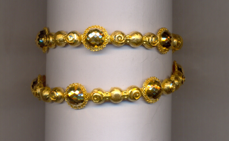 GOLD BANGLE PLAIN FANCY