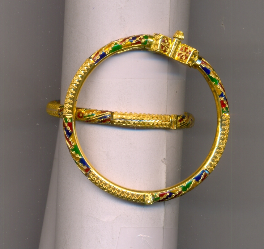 GOLD BANGLE PLAIN FANCY
