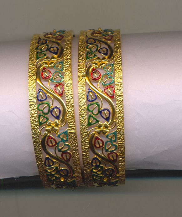 GOLD BANGLE PLAIN FANCY