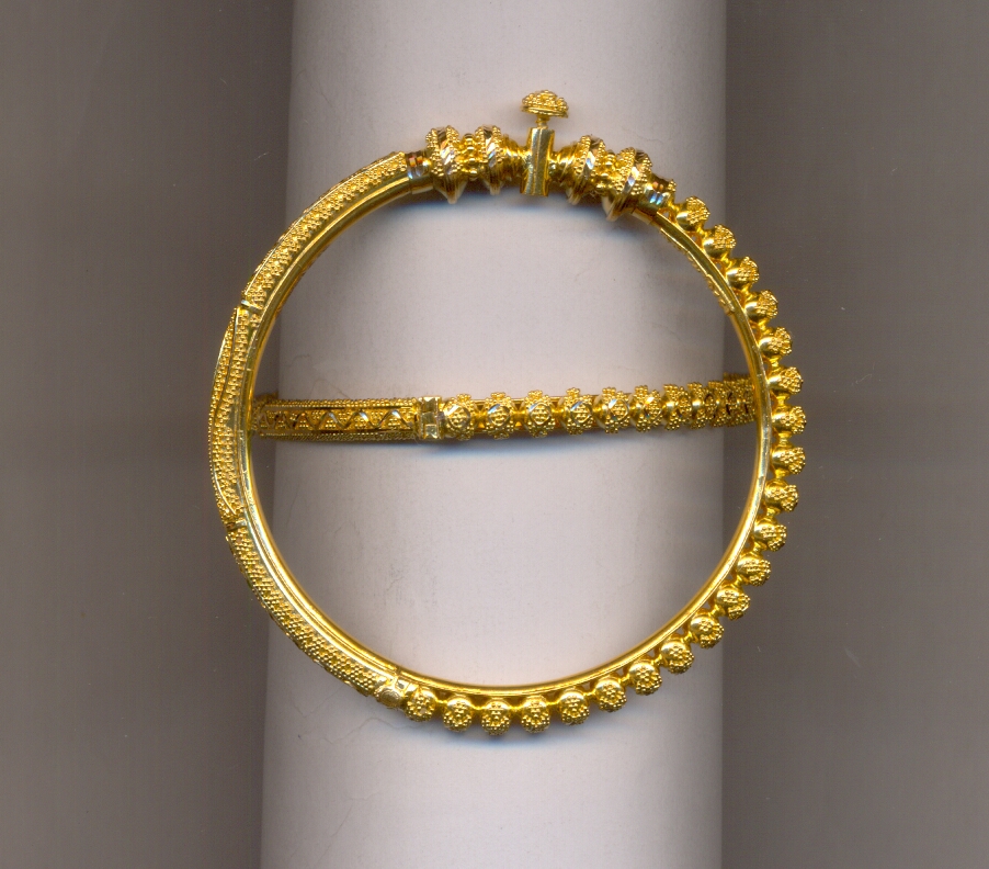 GOLD BANGLE PLAIN FANCY