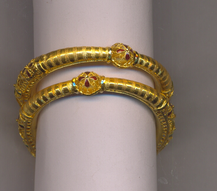 GOLD BANGLE PLAIN FANCY