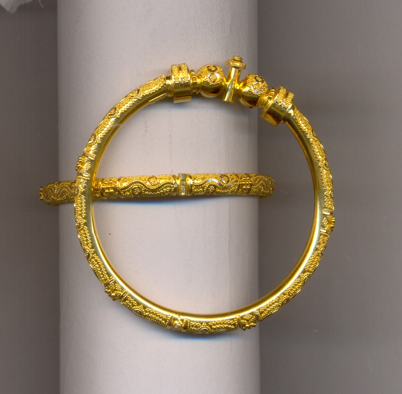 GOLD BANGLE PLAIN FANCY