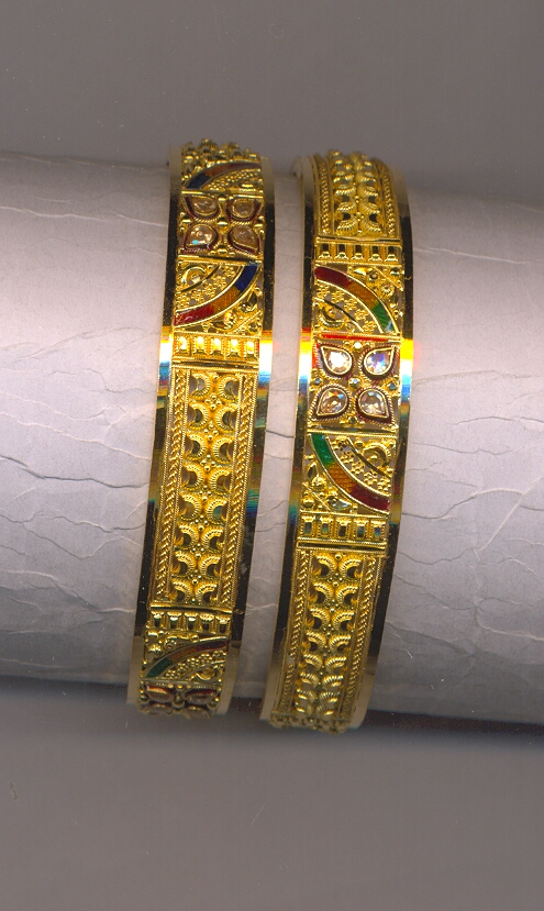 GOLD BANGLE PLAIN FANCY