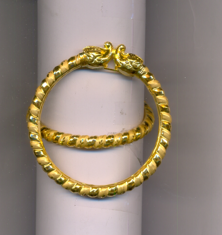 GOLD BANGLE PLAIN FANCY