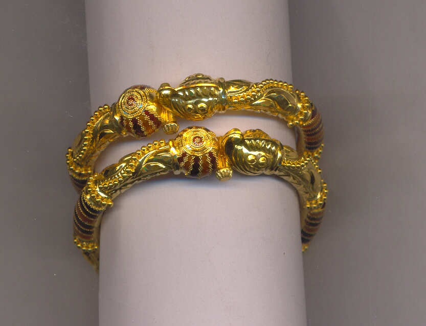 GOLD BANGLE PLAIN FANCY