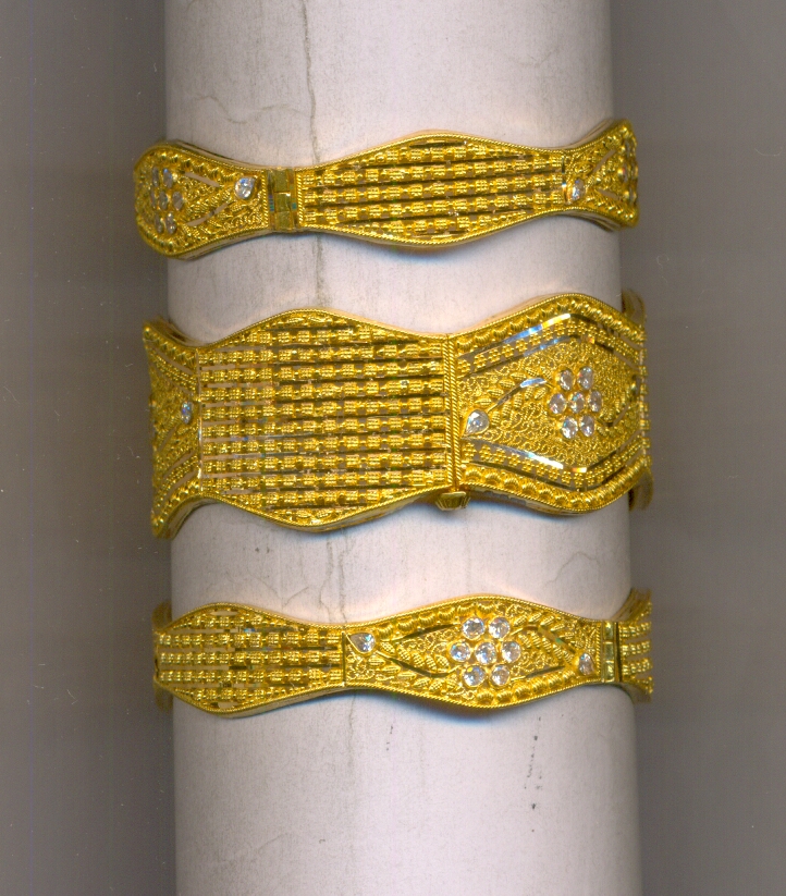 GOLD BANGLE PLAIN FANCY