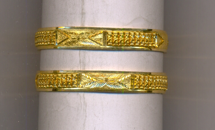 GOLD BANGLE PLAIN FANCY