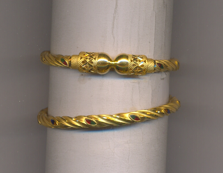 GOLD BANGLE PLAIN FANCY