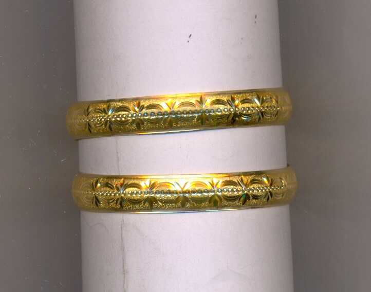 GOLD BANGLE PLAIN FANCY
