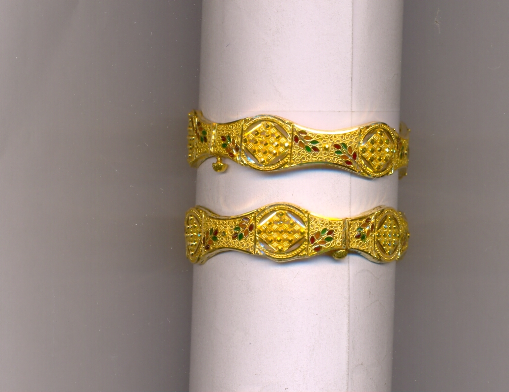 GOLD BANGLE PLAIN FANCY
