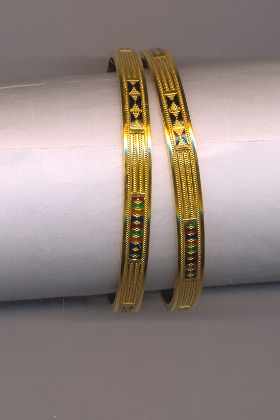 GOLD BANGLE PLAIN FANCY