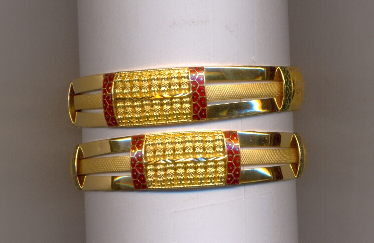 GOLD BANGLE PLAIN FANCY