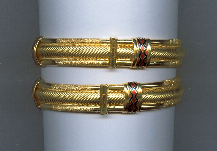 GOLD BANGLE PLAIN FANCY