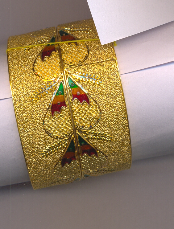GOLD BANGLE PLAIN FANCY