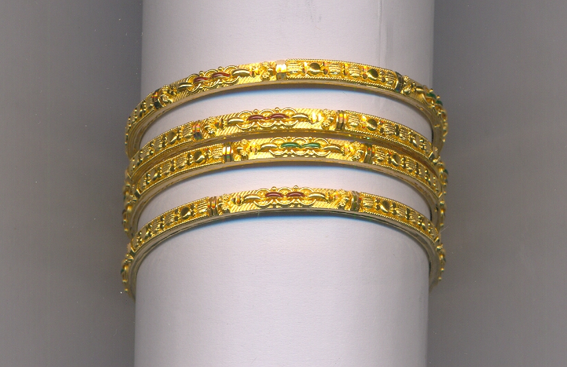GOLD BANGLE PLAIN FANCY