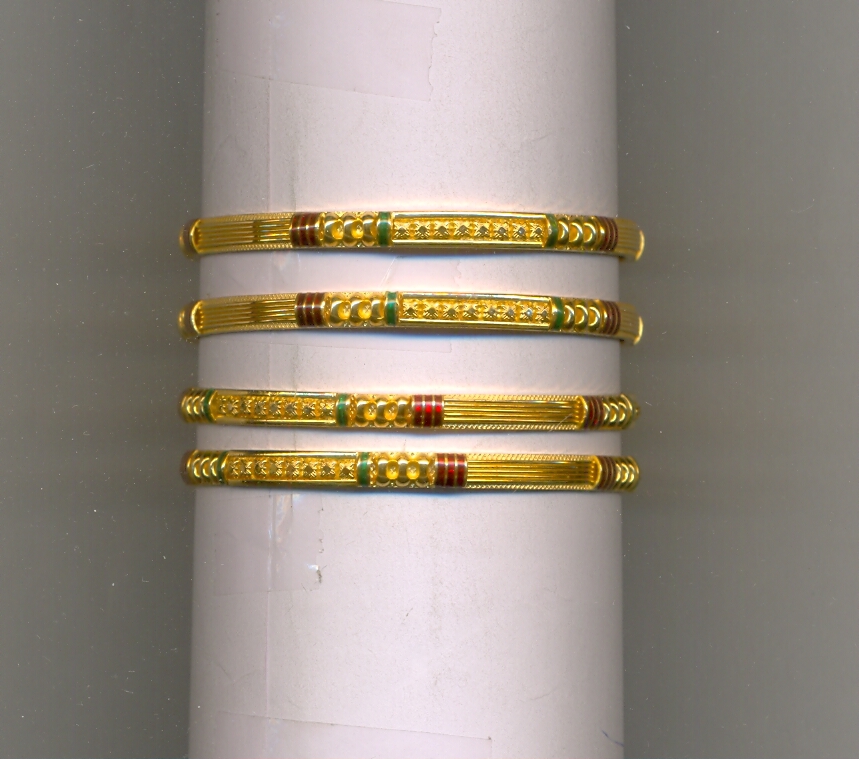 GOLD BANGLE PLAIN FANCY