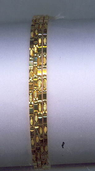 GOLD BANGLE PLAIN FANCY
