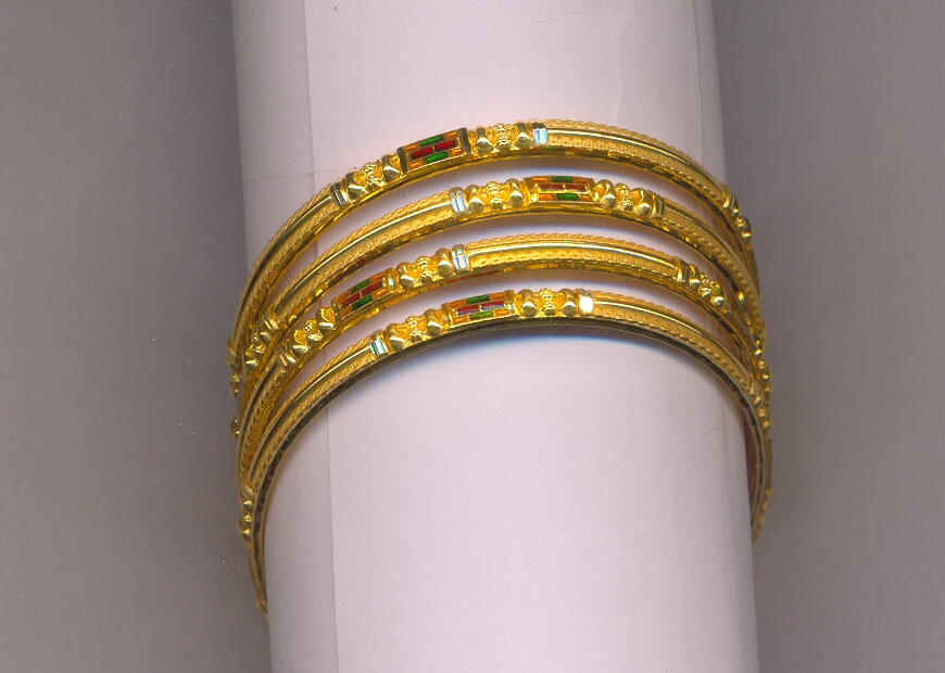 GOLD BANGLE PLAIN FANCY