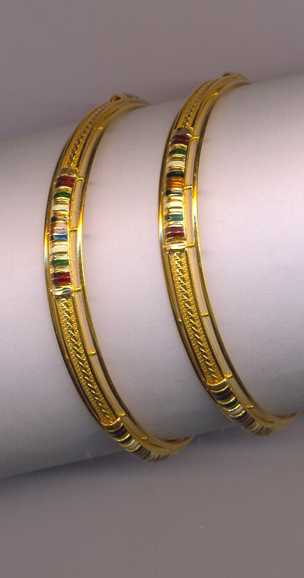 GOLD BANGLE PLAIN FANCY