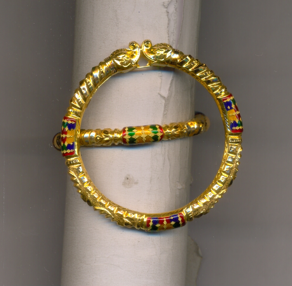 GOLD BANGLE PLAIN FANCY