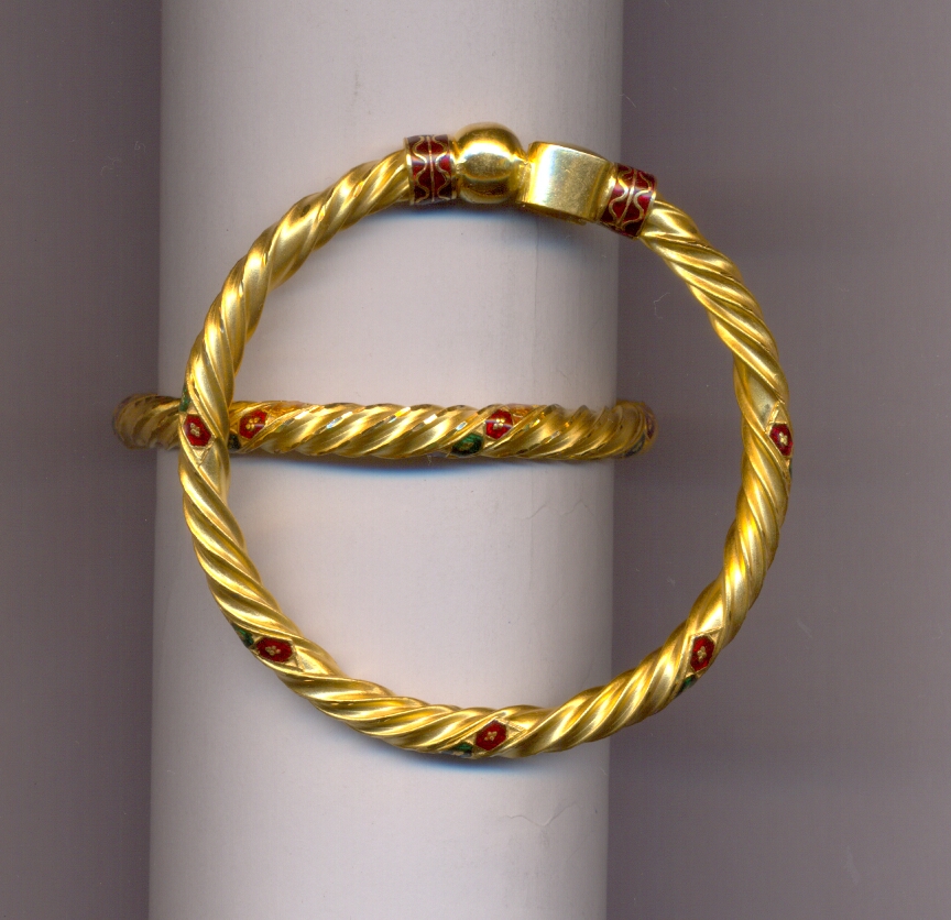 GOLD BANGLE PLAIN FANCY