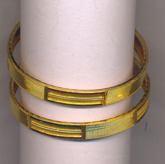 GOLD BANGLE PLAIN FANCY