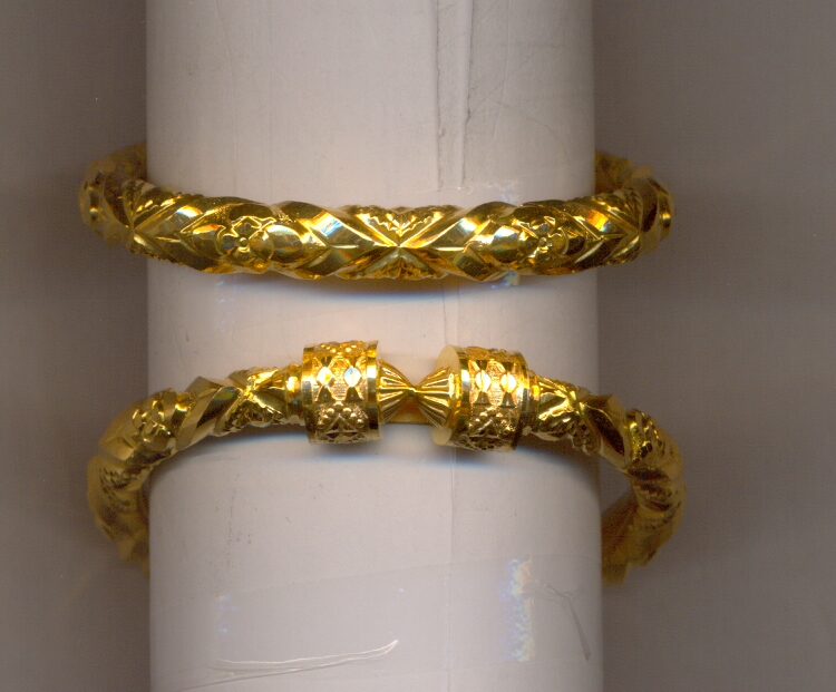 GOLD BANGLE PLAIN FANCY