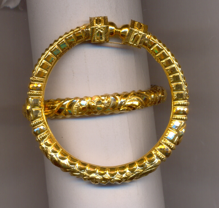 GOLD BANGLE PLAIN FANCY
