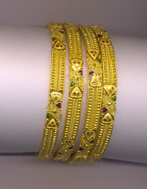 GOLD BANGLE PLAIN FANCY