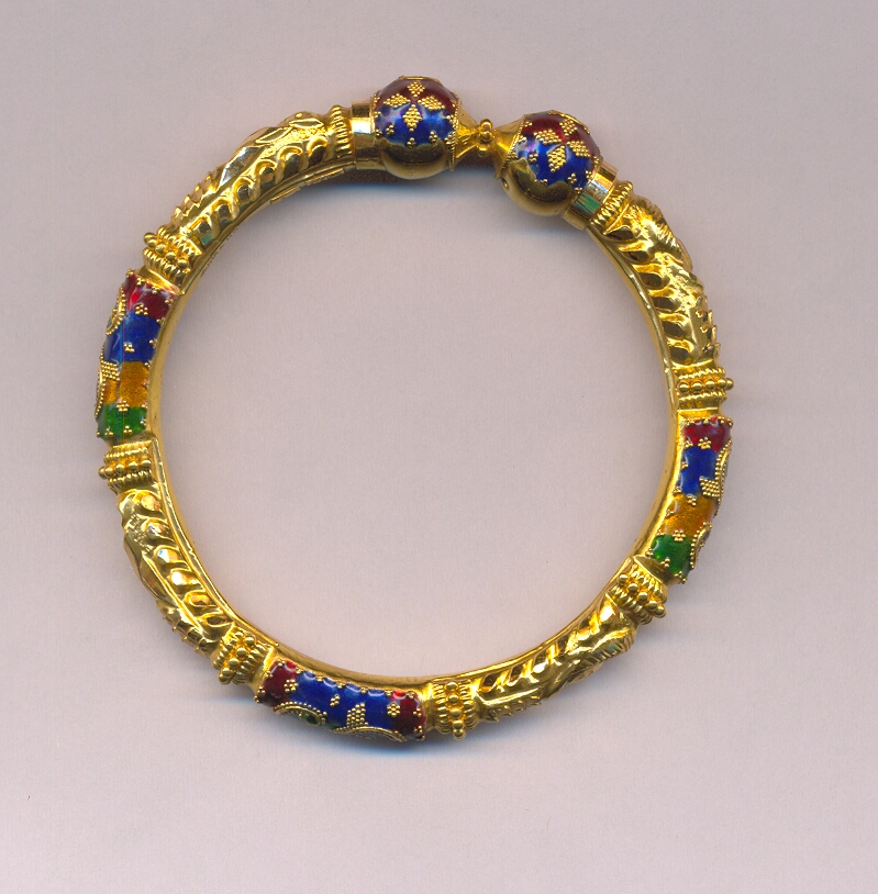 GOLD BANGLE PLAIN FANCY