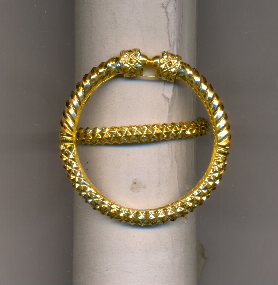 GOLD BANGLE PLAIN FANCY