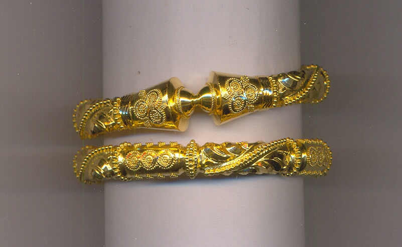 GOLD BANGLE PLAIN FANCY