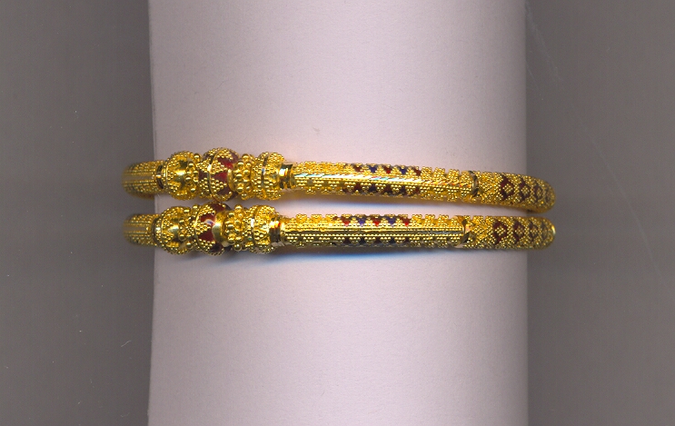 GOLD BANGLE PLAIN FANCY