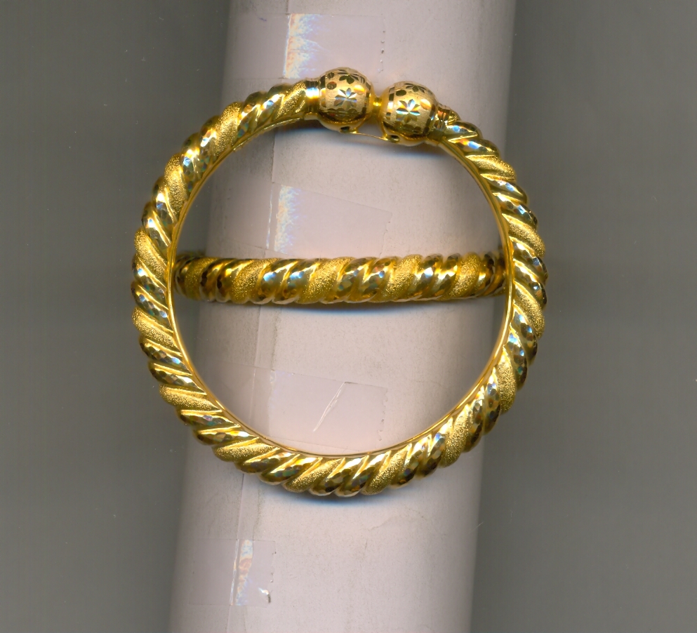 GOLD BANGLE PLAIN FANCY