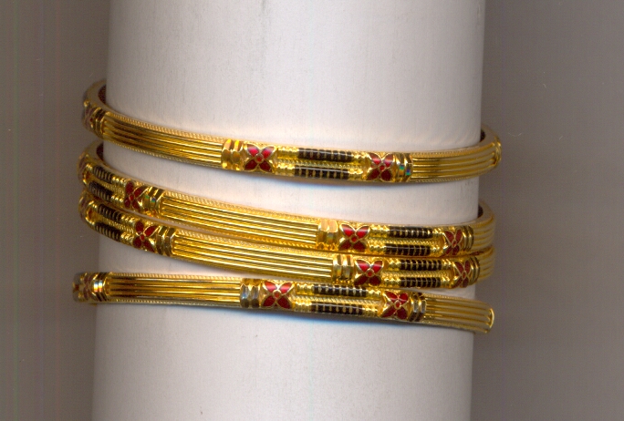 GOLD BANGLE PLAIN FANCY