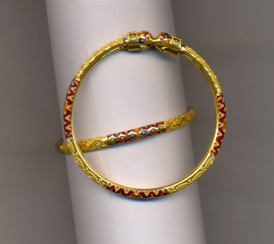 GOLD BANGLE PLAIN FANCY