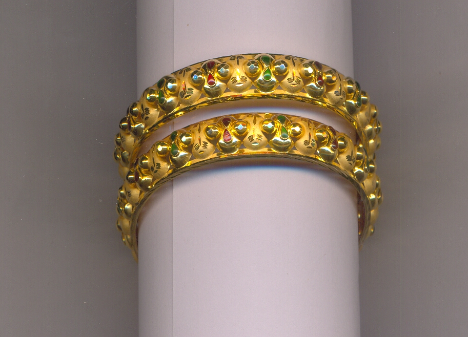 GOLD BANGLE PLAIN FANCY