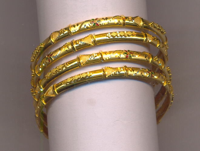 GOLD BANGLE PLAIN FANCY