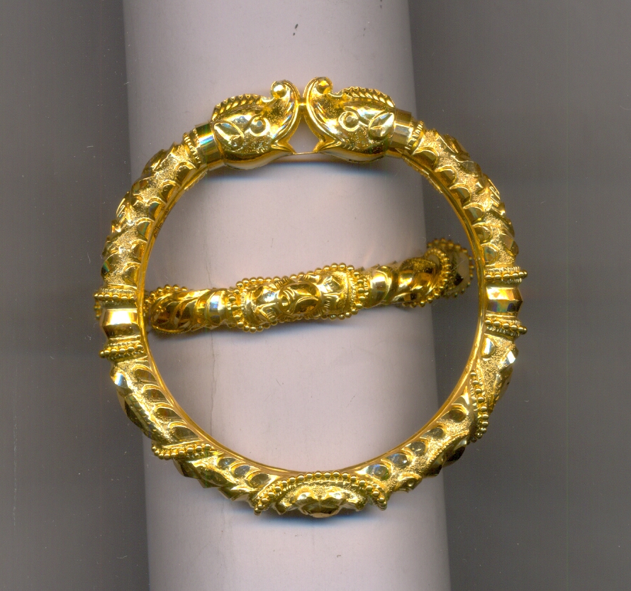 GOLD BANGLE PLAIN FANCY