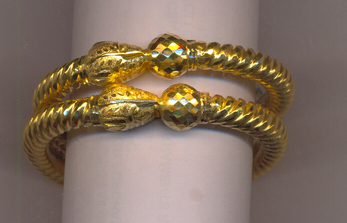 GOLD BANGLE PLAIN FANCY