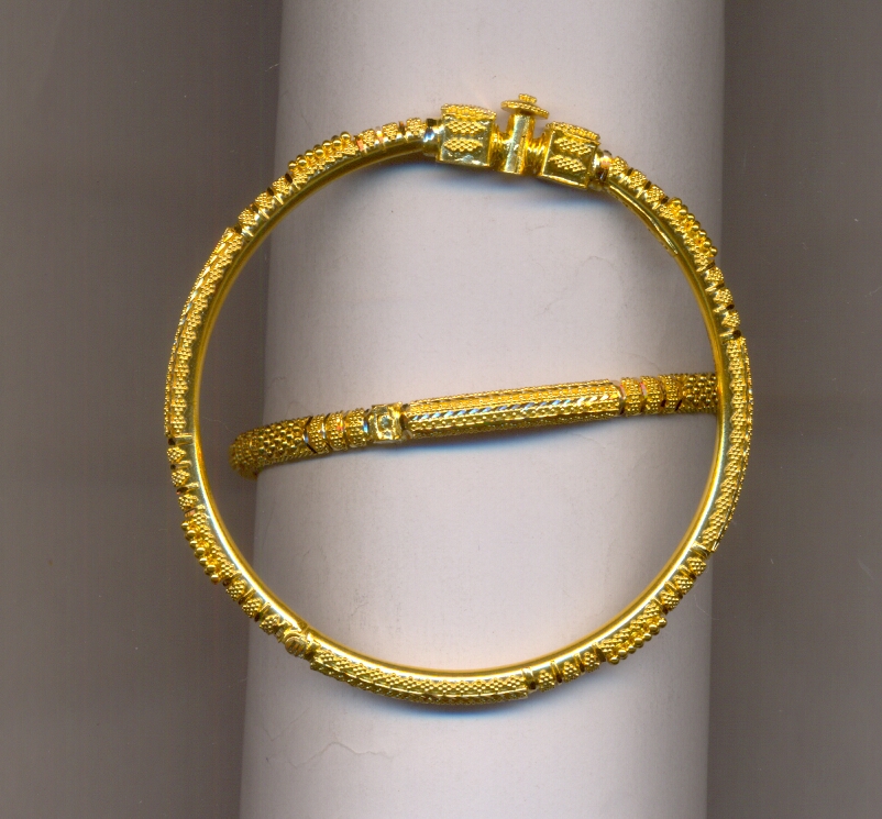 GOLD BANGLE PLAIN FANCY