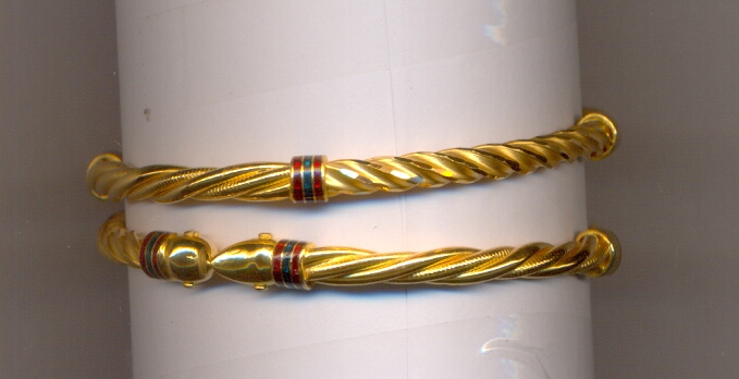 GOLD BANGLE PLAIN FANCY