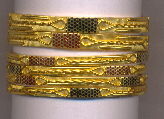GOLD BANGLE PLAIN FANCY