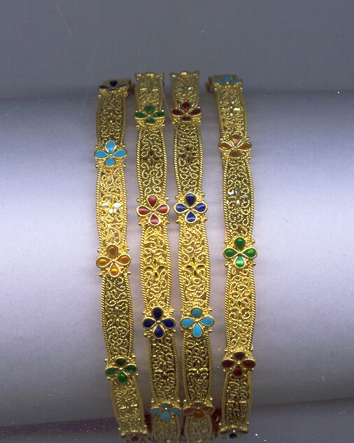 GOLD BANGLE PLAIN FANCY