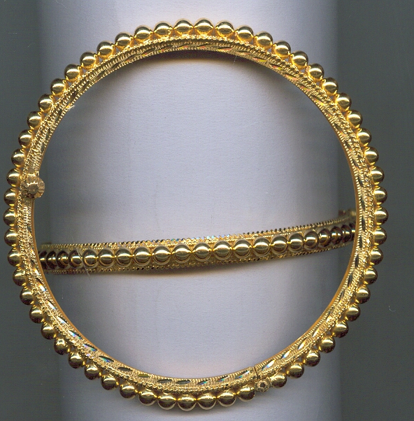 GOLD BANGLE PLAIN FANCY