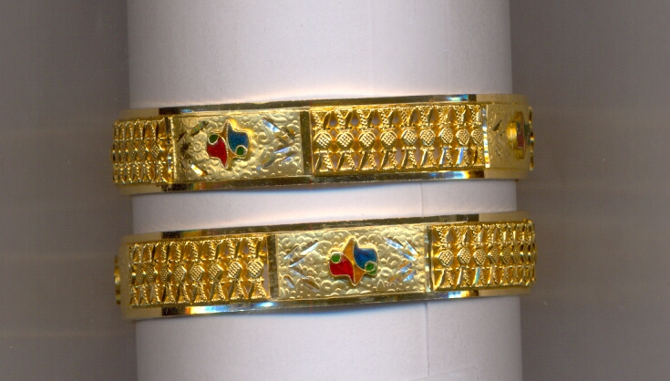 GOLD BANGLE PLAIN FANCY