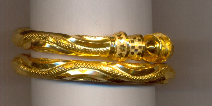 GOLD BANGLE PLAIN FANCY